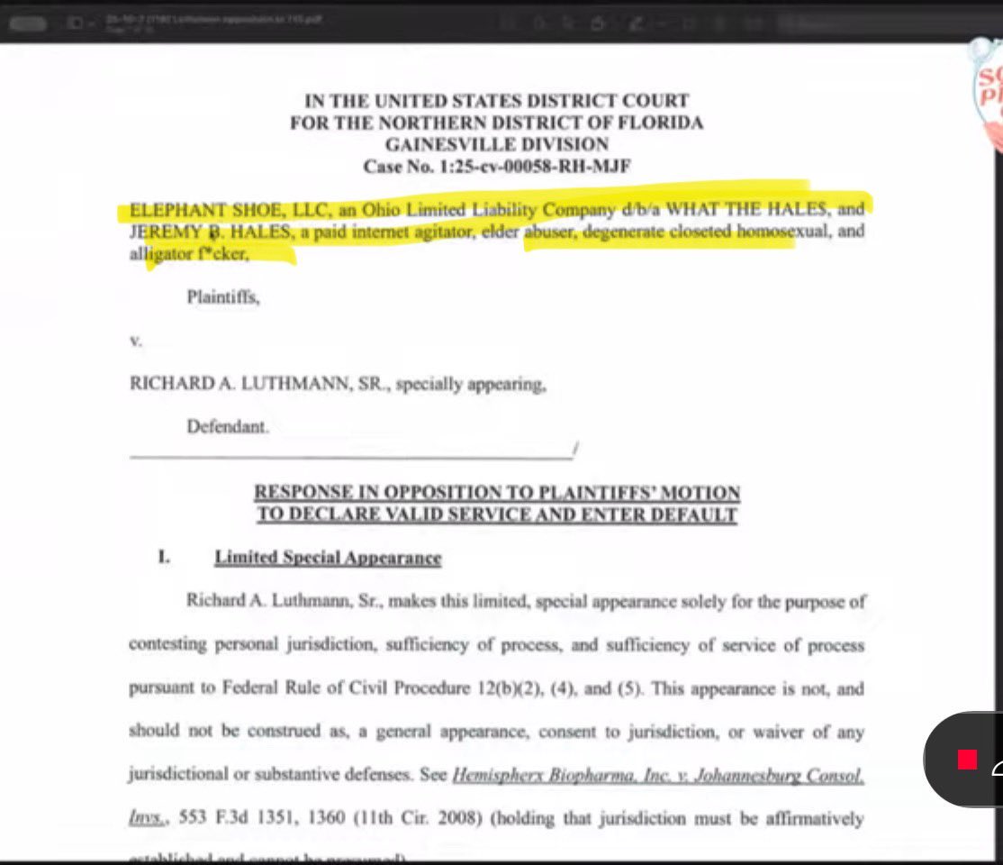 MeganFoxWriter's tweet photo. I'm not sure anyone in the legal arena has ever seen anything like this. It's an actual filing in federal court. Read the highlight. https://t.co/FUdgnAPc5T