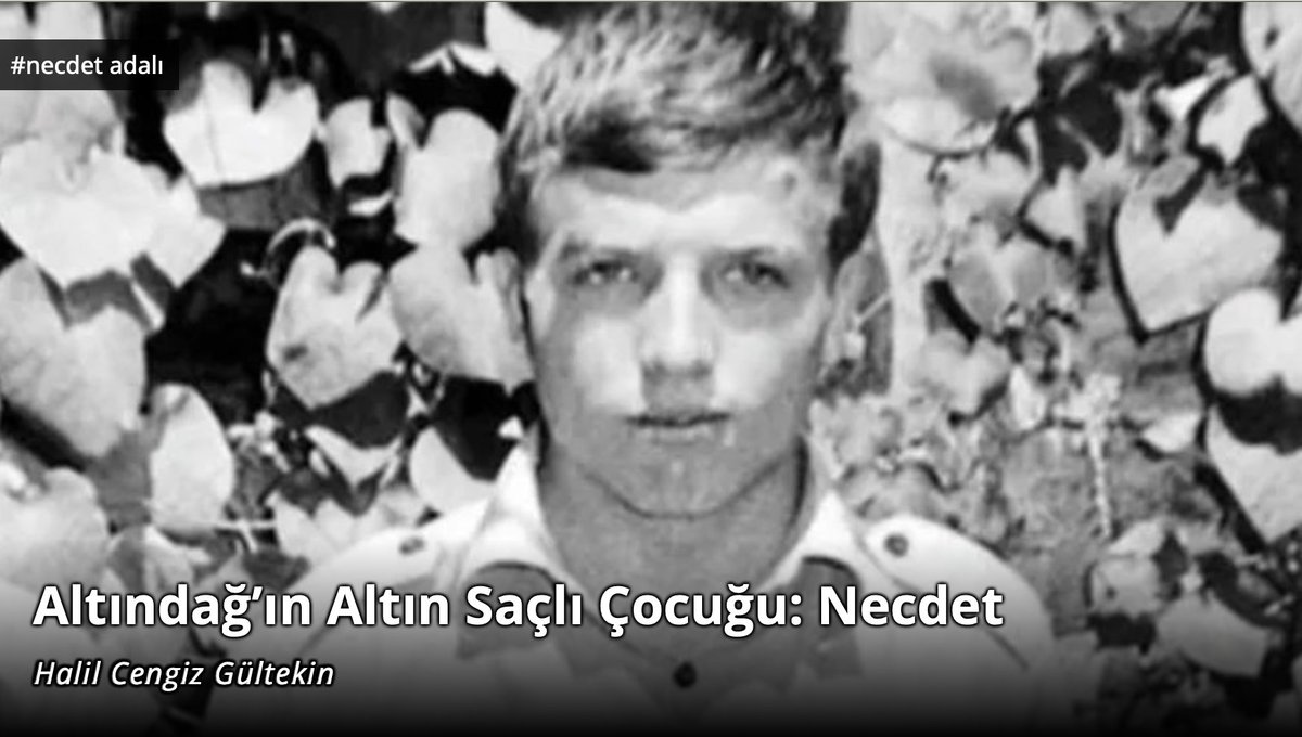 Altındağ’ın Altın Saçlı Çocuğu: Necdet
✍️Halil Cengiz Gültekin yazdı: solfasol.tv/altindag-in-al…
📌Darbecilerin idam cezaları sadece isyancıları cezalandırmayı değil, aynı zamanda onları inançlarından koparmayı ve teslim almayı amaçlıyordu. Bu yüzden 12 Eylül darbesinin üzerinden