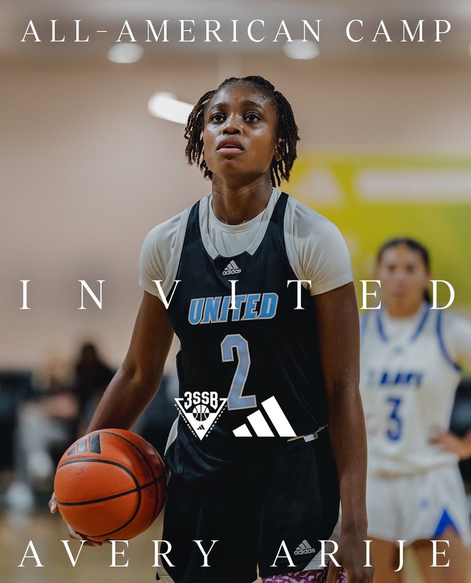 Congrats to our very own <a href="/Averythang12/">Avery Arije</a> on being invited to the 2025 Adidas 3SSBG All-American Camp in this weekend in Ladera Ranch, CA!