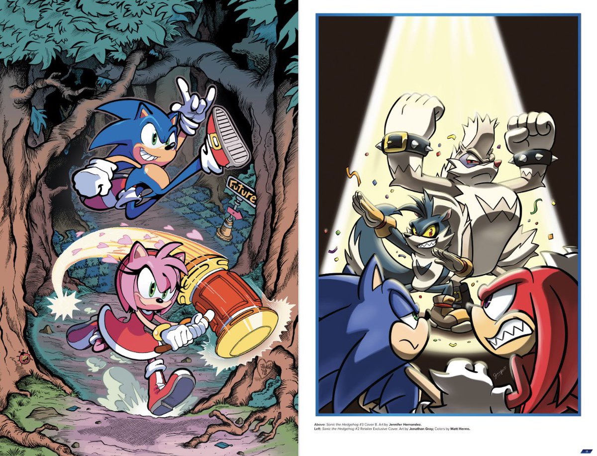 Sonic the Hedgehog: The IDW Comic Covers is out now!

Take a look at the first pages!

#IDWSonic