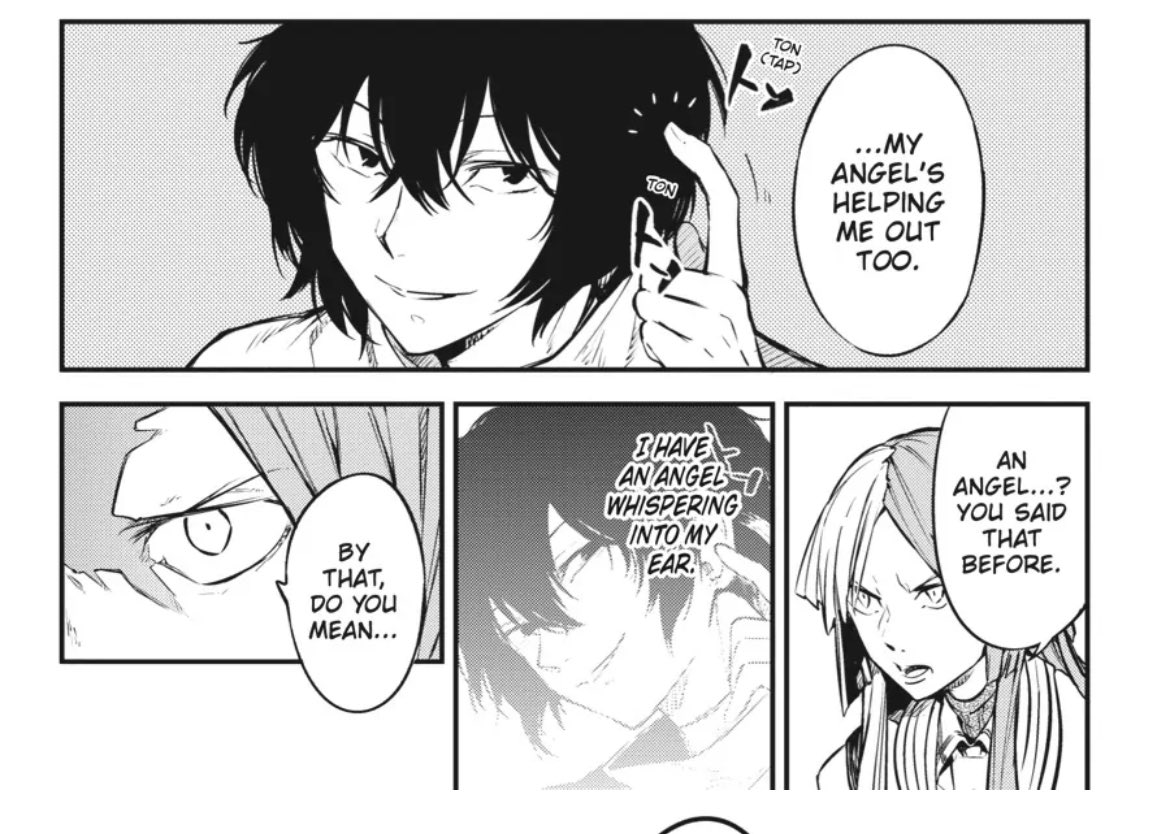 I’m still not over this scene were Dazai called Ango “ANGEL”