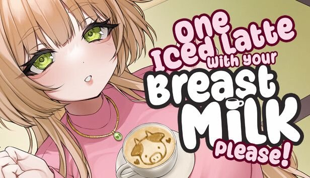 When you visit Milk Milk Coffee, you won't leave thirsty.

One Iced Latte With Your Breast Milk, Please! ☕ 3-in-1 Edition from <a href="/AzalyZeldin/">アザリー 🍃 visual novels w. anime girls</a> &amp; <a href="/nemuaki_/">nemuaki☂️ COMMS OPEN #oneicedlatte</a>  is now available on the JAST Store, 25% OFF at launch!

That's the game, the DLC, and the artbook, all in one package!
