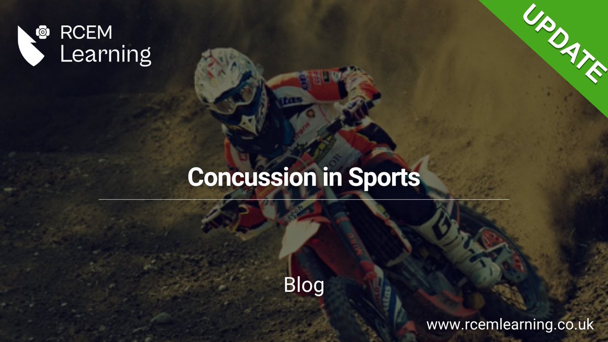 RCEMLearning's tweet image. UPDATE: Concussion. It's hard to believe we didn't used to care much about it, and if your CT was normal, we were happy.
We’ve tried something different for this #blog...
rcemlearning.co.uk/foamed/concuss…