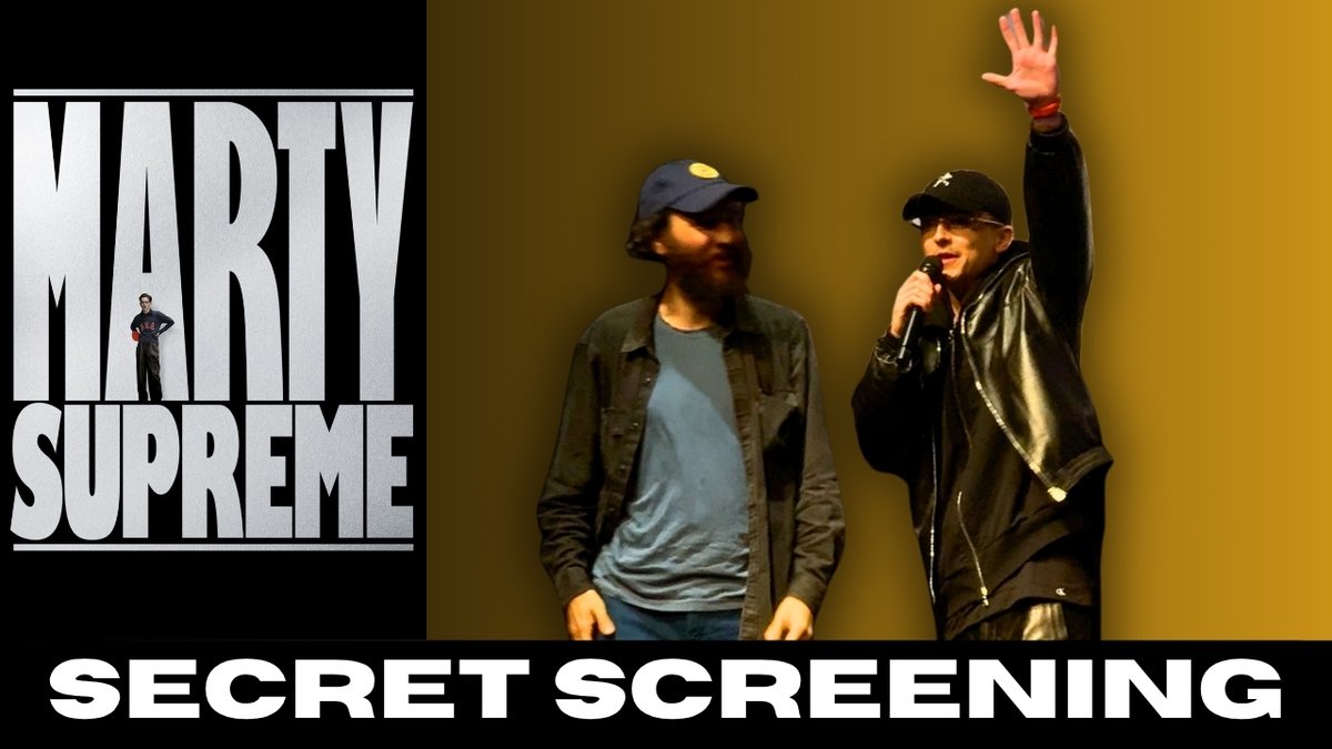 WATCH #MartySupreme announced as the world premiere secret screening at #NYFF63 w/ Josh Safdie, Timothée Chalamet, Gwyneth Paltrow, Odessa A'zion, Tyler Okonma and Ronald Bronstein #NYFF #NYFF2025 #A24 #FilmTwitter #FilmTwt

youtu.be/zf27PtKj3oM