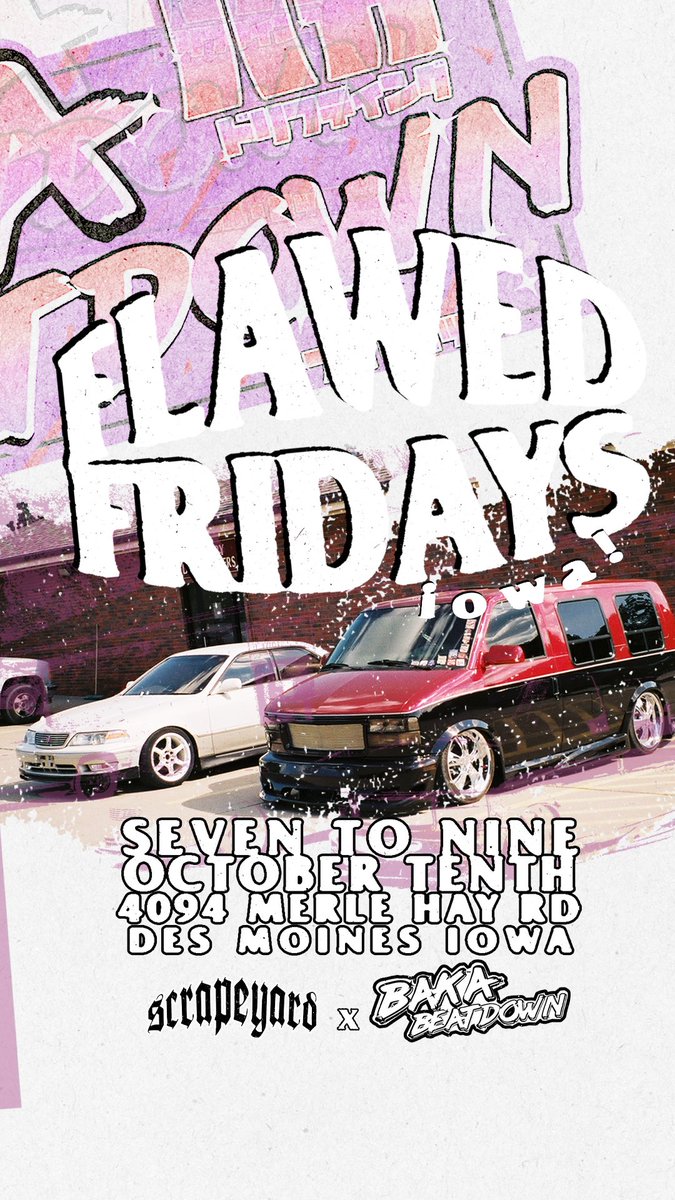 scrapeyard's tweet photo. Flawed Fridays in Iowa this week https://t.co/5EwZv1ZF1d