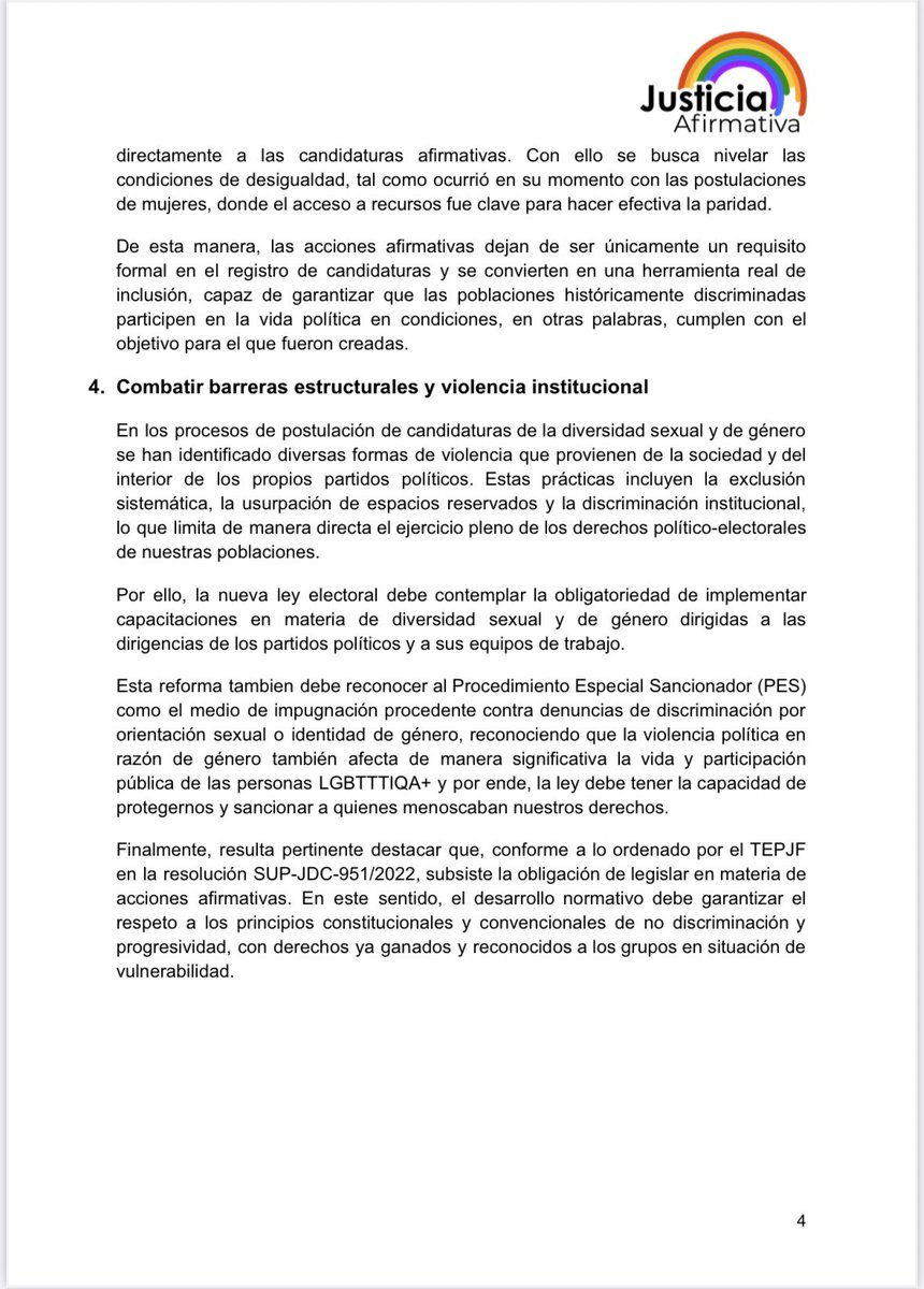 OscarDanieliec6's tweet photo. Desde @JAfirmativa hemos trabajado un documento de cara a la implementación de acciones afirmativas en la #reformaelectoral, aquí les dejo el link para que puedan consultarlo: https://t.co/o4zwennRLr https://t.co/2f0Twh8WcY