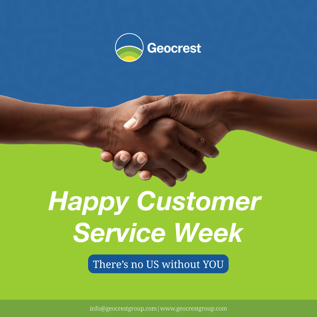 geocrestgroup's tweet photo. Happy Customer Service Week! 🎉
We’re celebrating the people who make what we do possible, our valued customers and partners. Your trust inspires us to deliver excellence every day.
💚 There’s no US without YOU.
#CustomerAppreciation #GeocrestGroup #CustomerServiceWeek2025 #Partnership