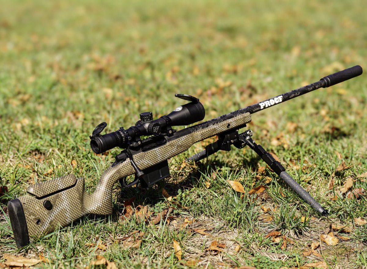 Custom Builds - Cerakote, barrel length, length of pull — all customizable across our Glacier, Tundra, Ascension, and Conviction lines.

Pictured here is a one-of-one Conviction Ti in .300 Win Mag.  Custom cerakote, tuned to fit, and ready to see some real use!