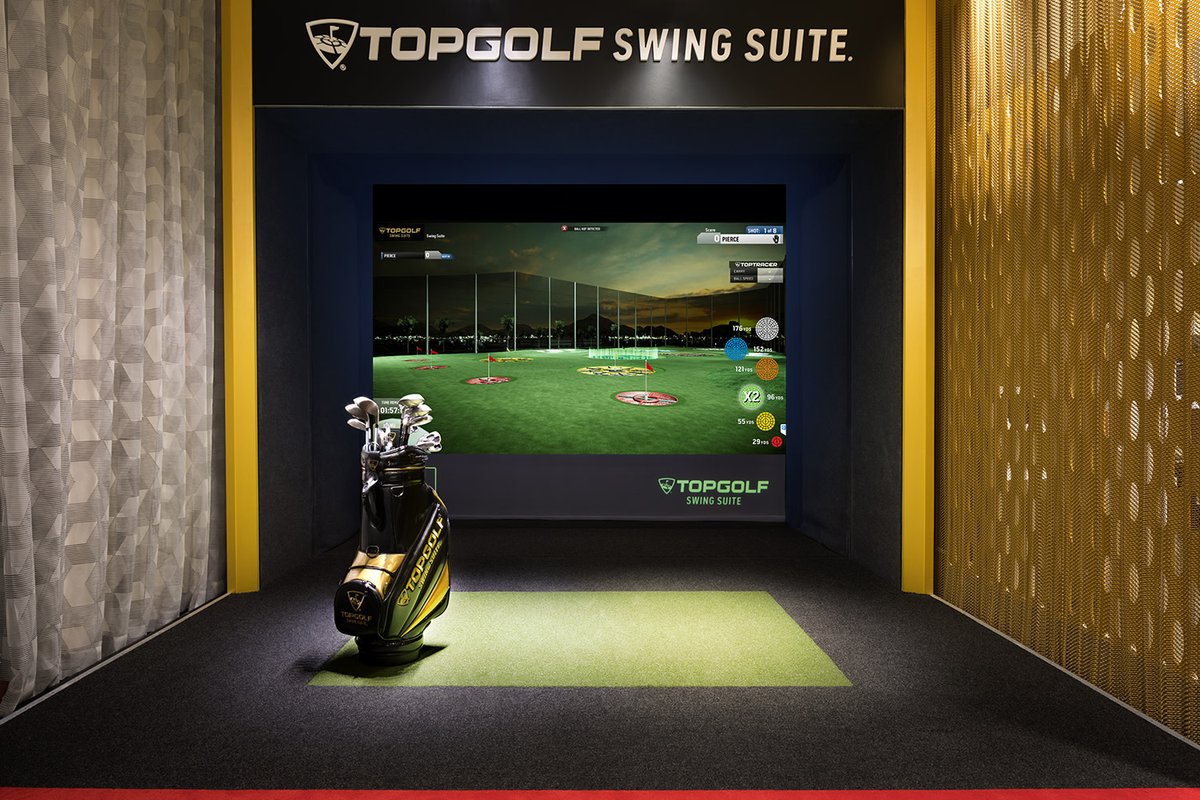 DoubleTreeDCC's tweet image. Stay with us and discover more than just a room—you’ll find experiences that make every visit unforgettable. Our Topgolf Suite is just the start. ⛳️