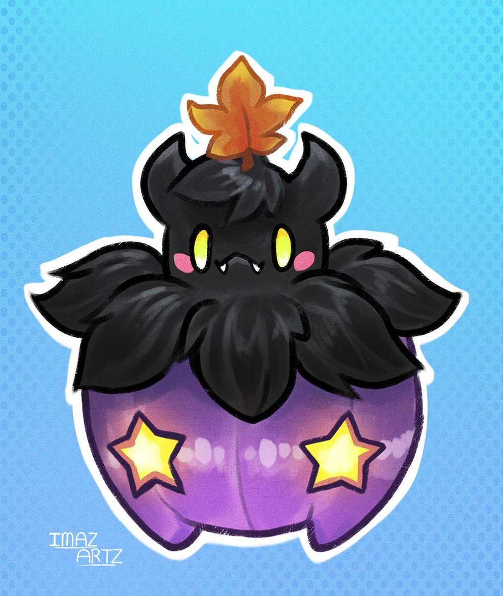 Decided to draw my little Pumpkaboo pet for my new PNGtuber!
I think Nugget is looking adorable!

#pokemon #fanart #pokemonart