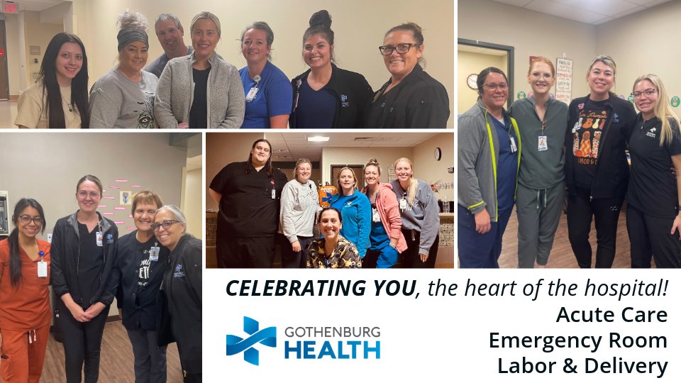 GburgHealth's tweet image. Join us this week to recognize our incredible Acute, ER, and Lab &amp;amp; Delivery nurses! Let's show gratitude for their exceptional care.  #GothenburgHealth #AcuteNurses #ERNurses #Labor&amp;amp;Delivery