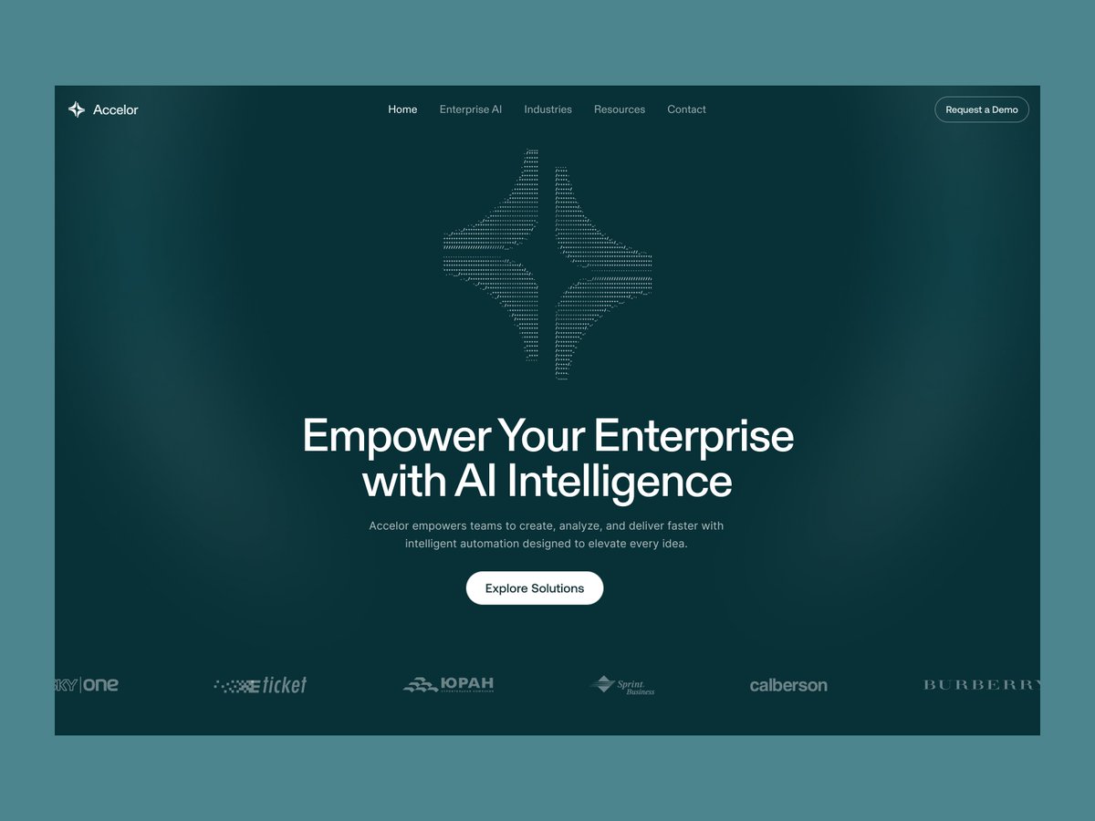 JevianStudio's tweet photo. Accelor - Website for Enterprise 

Let’s collaborate!
jevianstudio@gmail.com

#ui #ux #userinterfacedesign #userinterface #design #productdesign #designs #header #website #websitedesign #webdesign #designinspiration #webdesigninspiration #landingpage #landingpagedesign https://t.co/iKAQ89H1ms