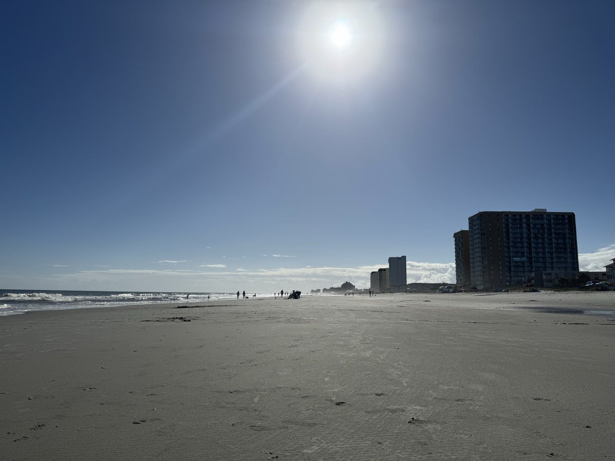 Beautiful day for the beach.