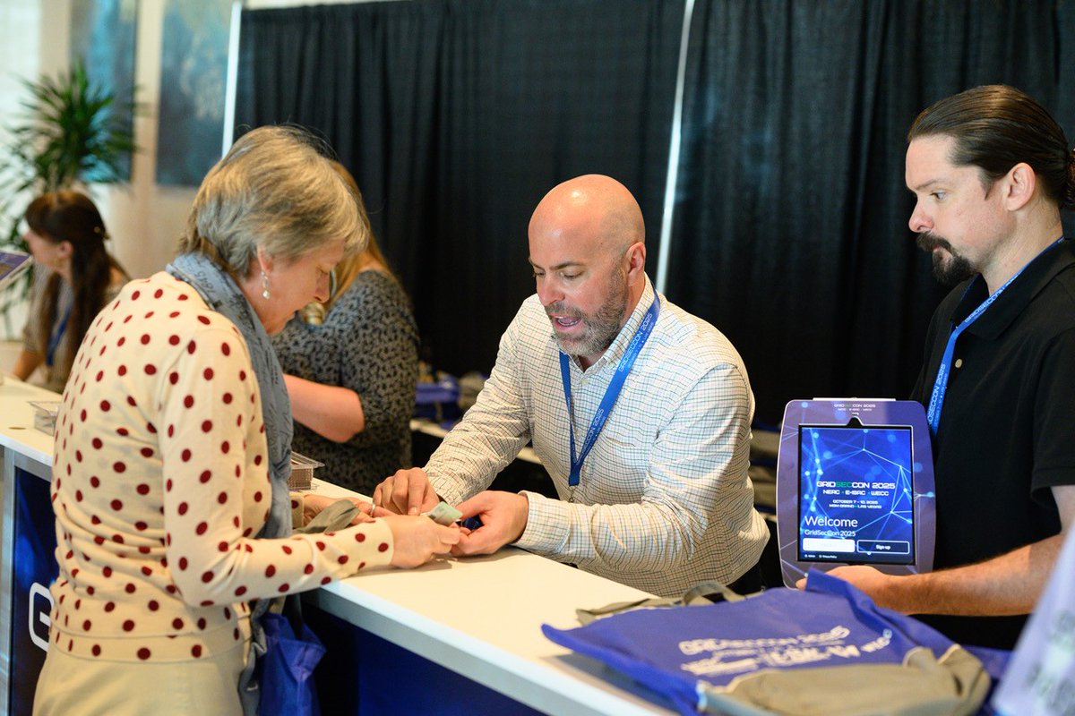 NERC_Official's tweet image. #GridSecCon2025 kicked off with training sessions ranging from making security initiatives matter in business decision-making to utility threat assessment and closed with a networking event and Exhibit Hall grand opening. We look forward to more interactive discussion tomorrow.