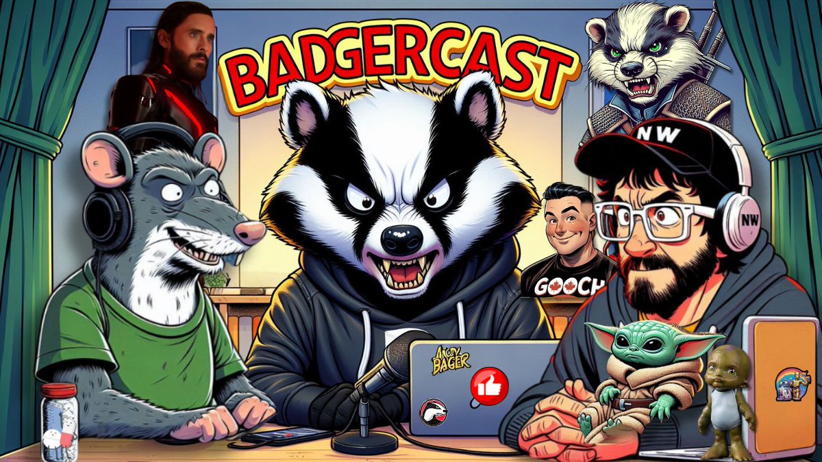 Join us at 3:00pmPST/6:00pmEST For BadgerCast Episode 210! with:
<a href="/NERDWARS222/">NERDWARS</a> <a href="/MrTechRat/">Rat</a> &amp; <a href="/DiabolicalSouls/">DIABOLICAL SOULS Presents</a>