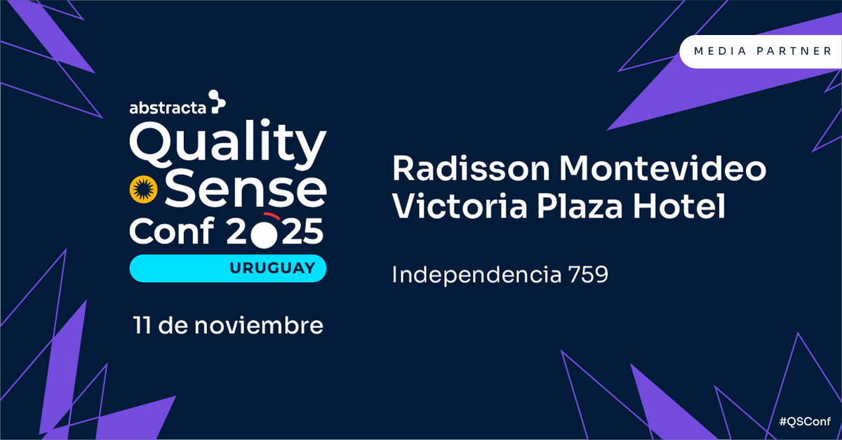 TestingVe's tweet photo. Montevideo + Tecnología + Innovación = Quality Sense Conf 2025 🚀. Este 11.11 únete al evento líder en calidad de software. Entrada libre y gratuita. Chequea la agenda en https://t.co/aBI8AIiy6k

#QSConf #conferencia #evento #qa #tecnología #softwaretesting #IA https://t.co/2q6G7r0vj7