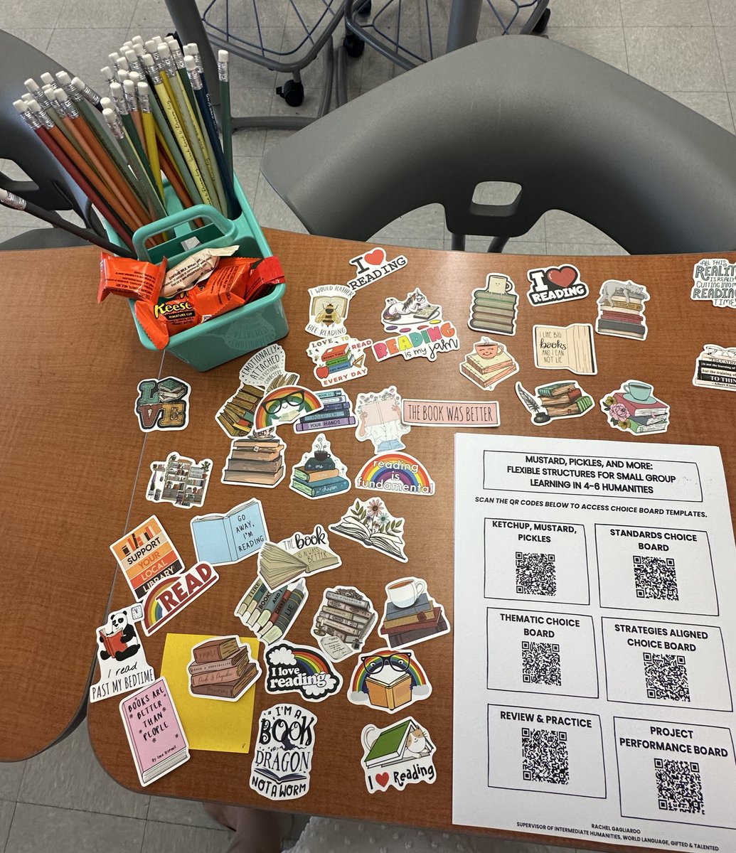 Today’s 4-6 Humanities PD centered on student choice, voice, and agency! Our team leveraged AI to design choice boards and small group structures that help every learner take ownership of their learning and thrive. 💡📚 Proud of this amazing team of educators!