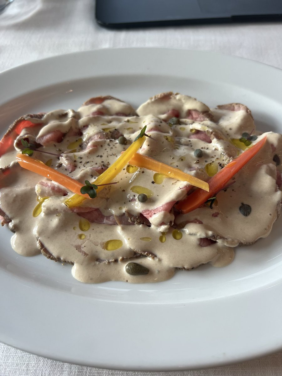 Vitello Tonnato doesn’t need introductions #tuesdaymotivations #foodie #italianfood
