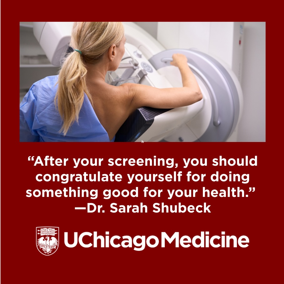 Anxious about scheduling a mammogram? You're not alone. Just in time for Breast Cancer Awareness Month, a UChicago Medicine breast cancer expert breaks down how to help take control of your health and navigate anxieties surrounding your screenings. uchicagomedicine.org/forefront/prev…