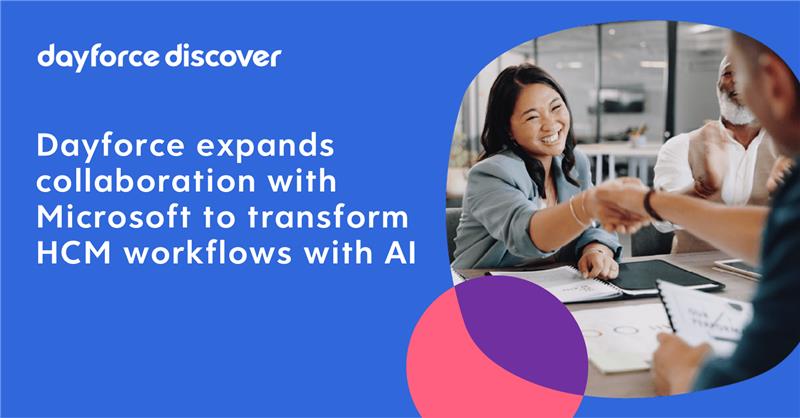 Dayforce's tweet image. Unified. Efficient. Powerful. 

The Dayforce + Microsoft collaboration just got stronger. 

Learn more: bit.ly/3KLKDeB
 
@msPartner #MSPartner