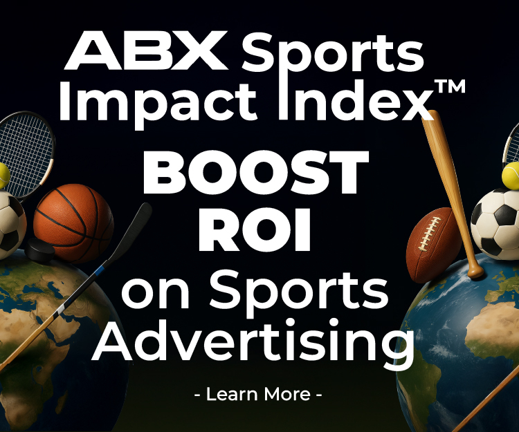 What drives ROI in sports advertising? Join <a href="/ABXindex/">ABX Advertising Benchmark Index</a>  at the ANA Masters of Marketing Conference in Orlando on Oct 23rd, during the Inclusive Marketing Session, as we unveil powerful data-driven insights to help you maximize returns on your sports advertising investments.