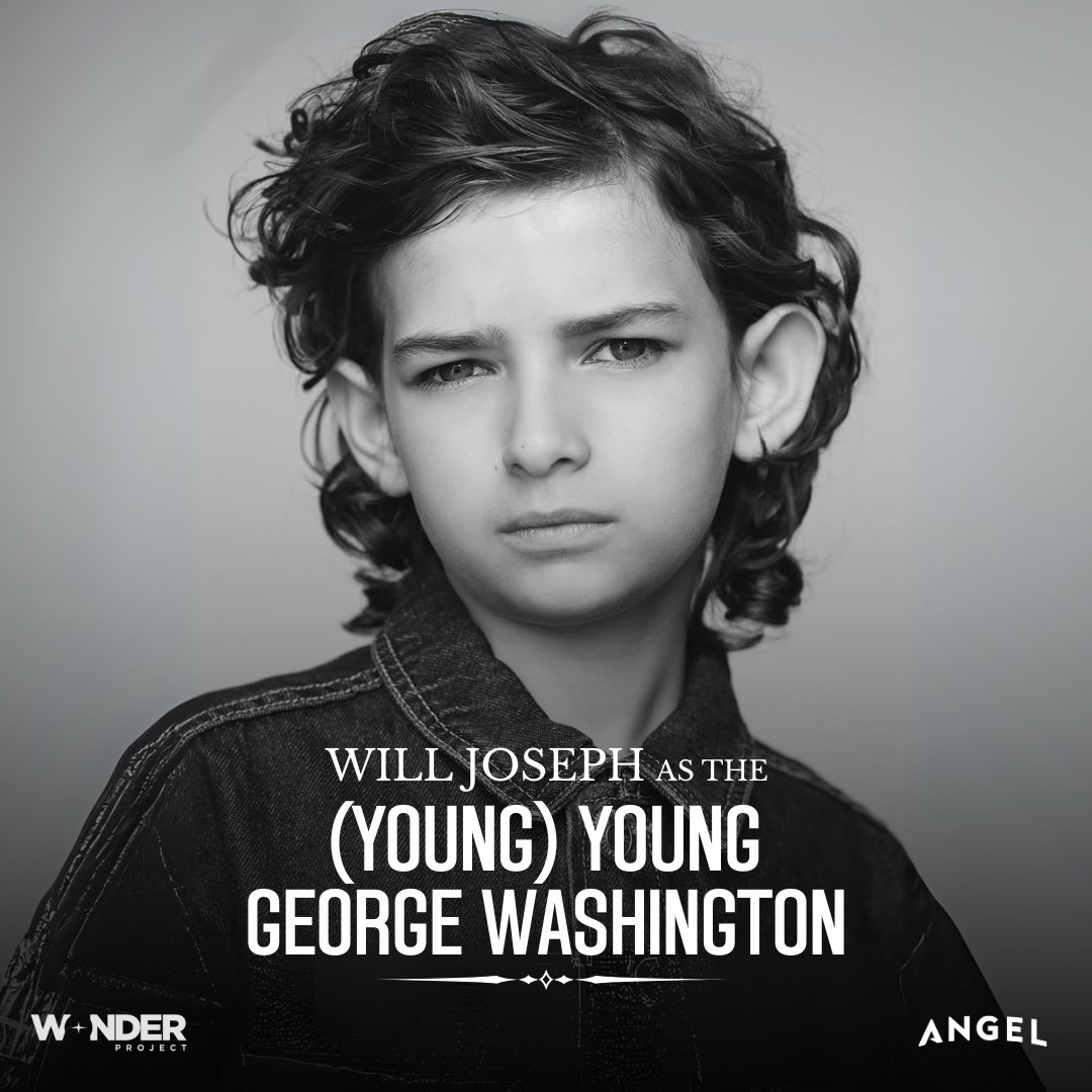 AngelStudiosInc's tweet image. Hot off the press! 📰 Will Joseph stars as the (young) young George Washington in the upcoming film, #YoungWashington — hitting theaters July 4, 2026, just in time for America’s 250th birthday! 🎆🍿 @washingtonmovie