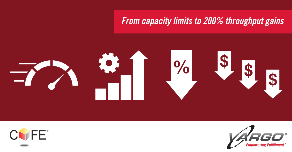 VARGOSolutions's tweet image. When a major fashion retailer realized its systems had reached capacity, they reached out to the experts at VARGO®. Find out how this partnership helped the client achieve 200% throughput gains and 75% faster order completions times:
vargosolutions.com/from-capacity-…
#COFE #WES
