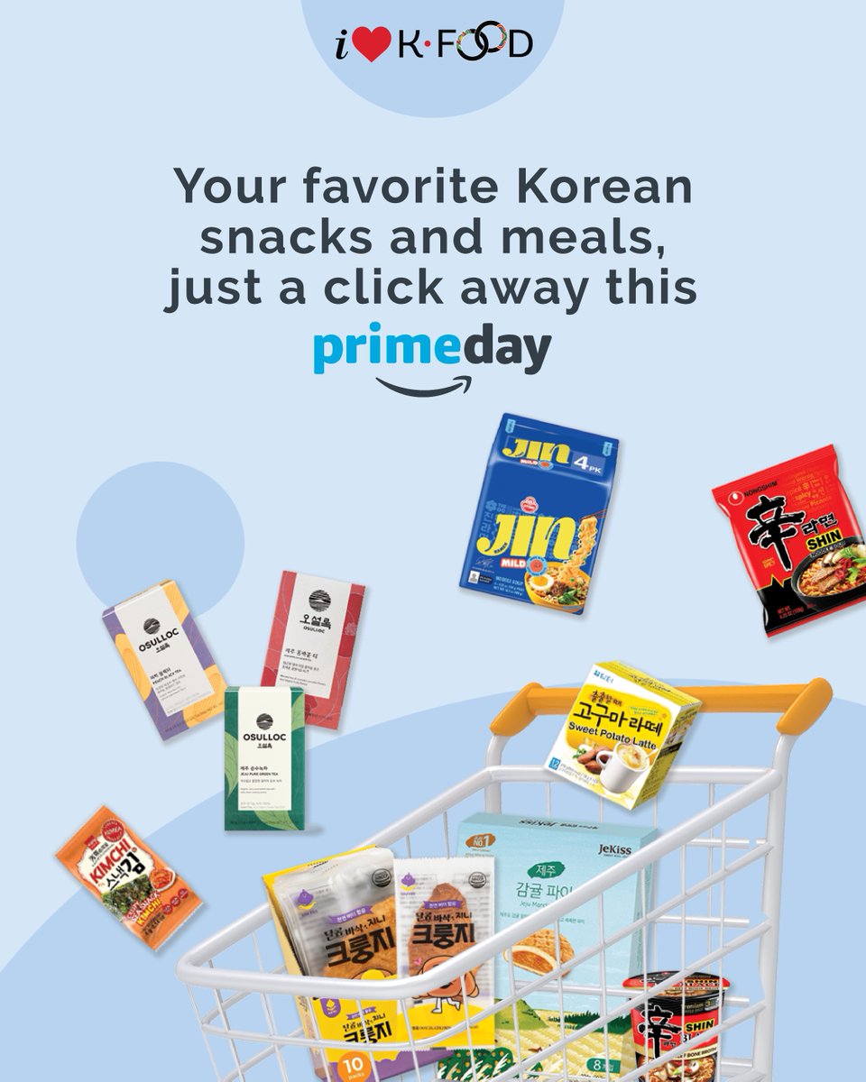 🎉 Prime Day K-Snack Deals Are Here! 🎉 Snag your favorite Korean snacks on sale today and tomorrow for Prime members! Check out our Linktree in our bio to shop exclusive Prime Day discounts on trending K-snacks. Don’t miss out!
-
#kfoodinus #kfood #primeday #ksnacks #amazonprime