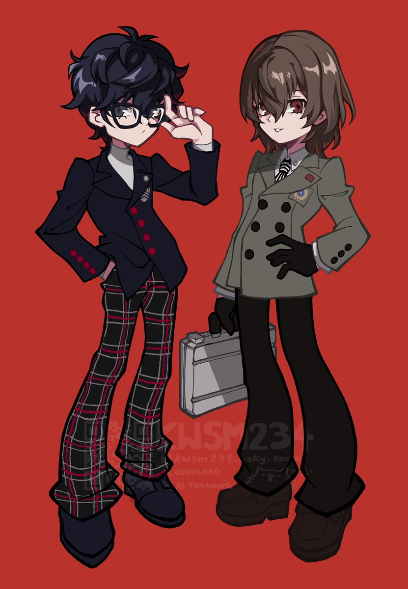 #P5 
Joker and Akechi