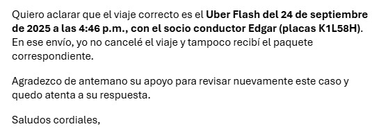 Alan_GPA's tweet photo. @Uber_MEX, @Uber_Support ¿Qué pasó con mi pedido de Uber? El conductor no entregó mi paquete y la ayuda en la aplicación no resuelve nada. La experiencia es frustrante y la falta de soluciones es inaceptable. ¡Necesito respuesta inmediata! Adjunto captura  #Uber #QuejaUber https://t.co/1w6X5oS0QX