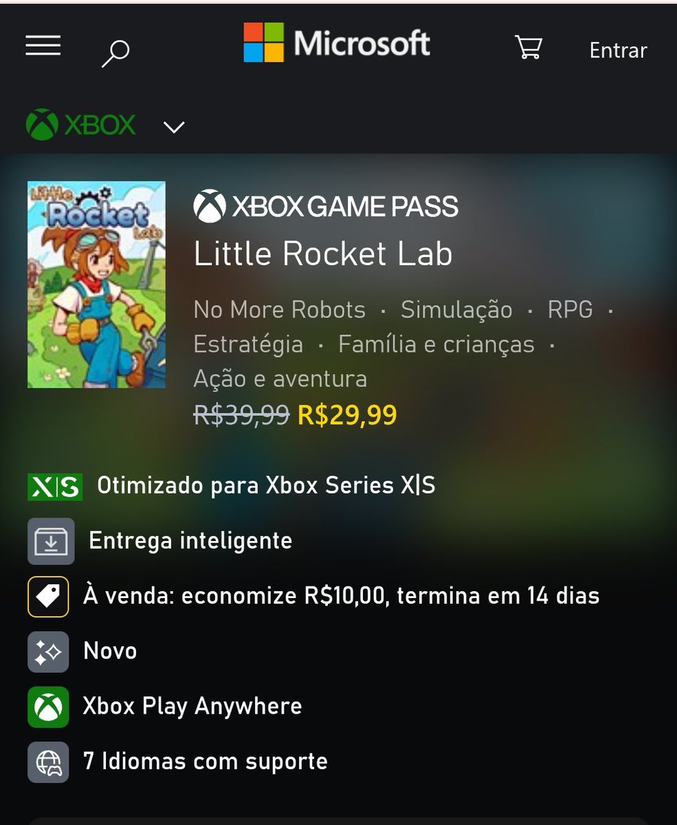 Os lançamentos DAYONE de Outubro estão chegando! Não sei se falta algum pela falta do anúncio que deve ser amanhã. XboxGamePass promete +75 jogos DayOne nos próximos 12 meses. Mãos-a-Obra Xbox e bora jogar gnt, senão a assinatura não se paga. Sopa e Little Rocket não tem PT-BR 🙄