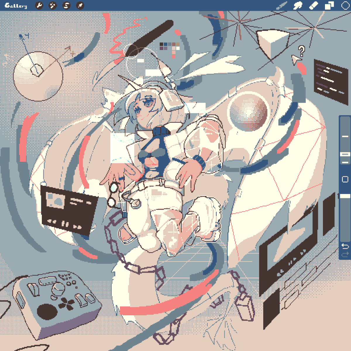 #ドット絵 #pixelart
Development(Cream)
Forgot a few layers oops-