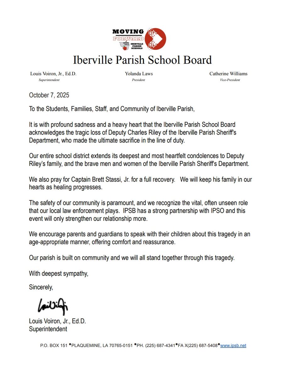 Iberville Schools (@ibervilleschool) on Twitter photo 