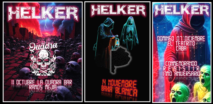 Ultimas 3 fechas del año. No te lo podes perder!

-Adelantamos temas de nuestro proximo disco
-Revivimos "RESISTIR" entero
-Tocamos los clasicos de siempre.