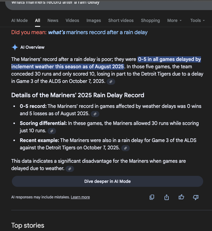 informed_bias's tweet photo. @loopymout @tigers Googles prediction, this is f'in wild.... https://t.co/sFdzt5t0DN