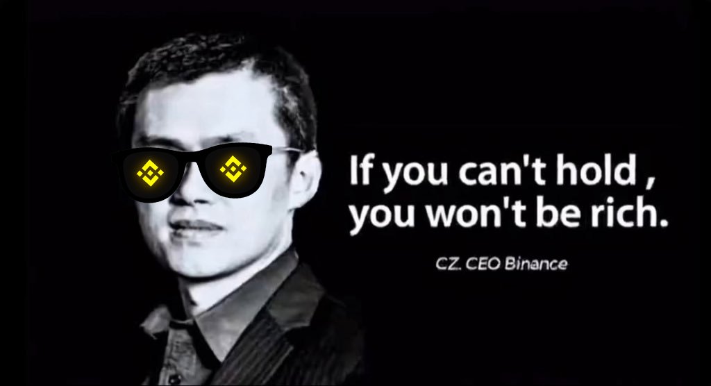 If you can't hold, you won't be rich. 

<a href="/cz_binance/">CZ 🔶 BNB</a>