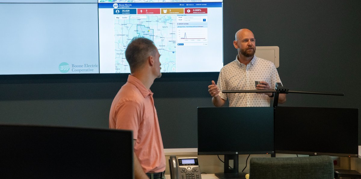 BooneElectric's tweet image. This morning, BEC hosted professionals from EPIC at their Community Engagement Breakfast. We shared with attendees an overview of the co-op, how we serve the community and a tour of our outage restoration center.
#ConcernforCommunity #YourCoopOurCommunity