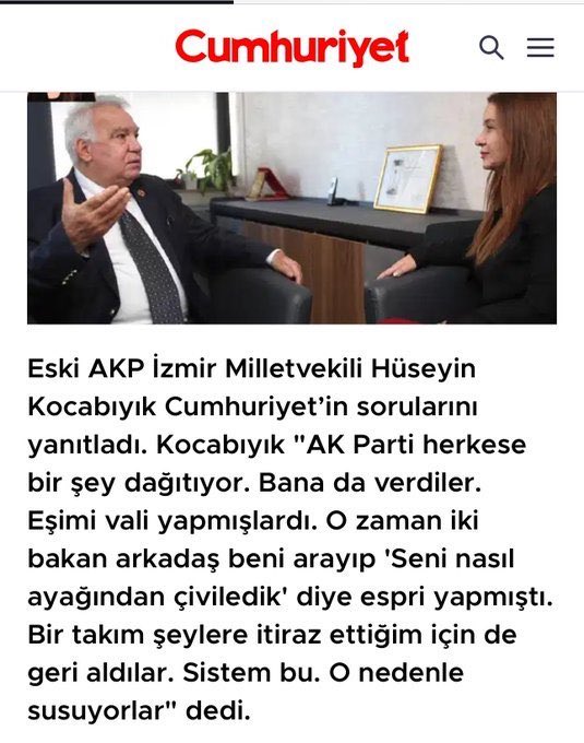 Cumhurbaşkanı adayımız Ekrem İmamoğlu'nun dediği gibi. Bu düzende milletin malı, mülkü, özgürlüğü tehdit altında.

Bu cümlelerde hakaret yok. Bu cümlelerde suç yok. Cumhurbaşkanı yok. İsim yok. Matufiyet yok.

Nihayet; hukuk yok. Zulüm var. Hepimize bol şans.