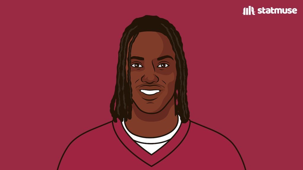 CardsMuse's tweet image. Marvin Harrison Jr so far this season:

— 20 receptions
— 306 yards
— 2 touchdowns

Underused?