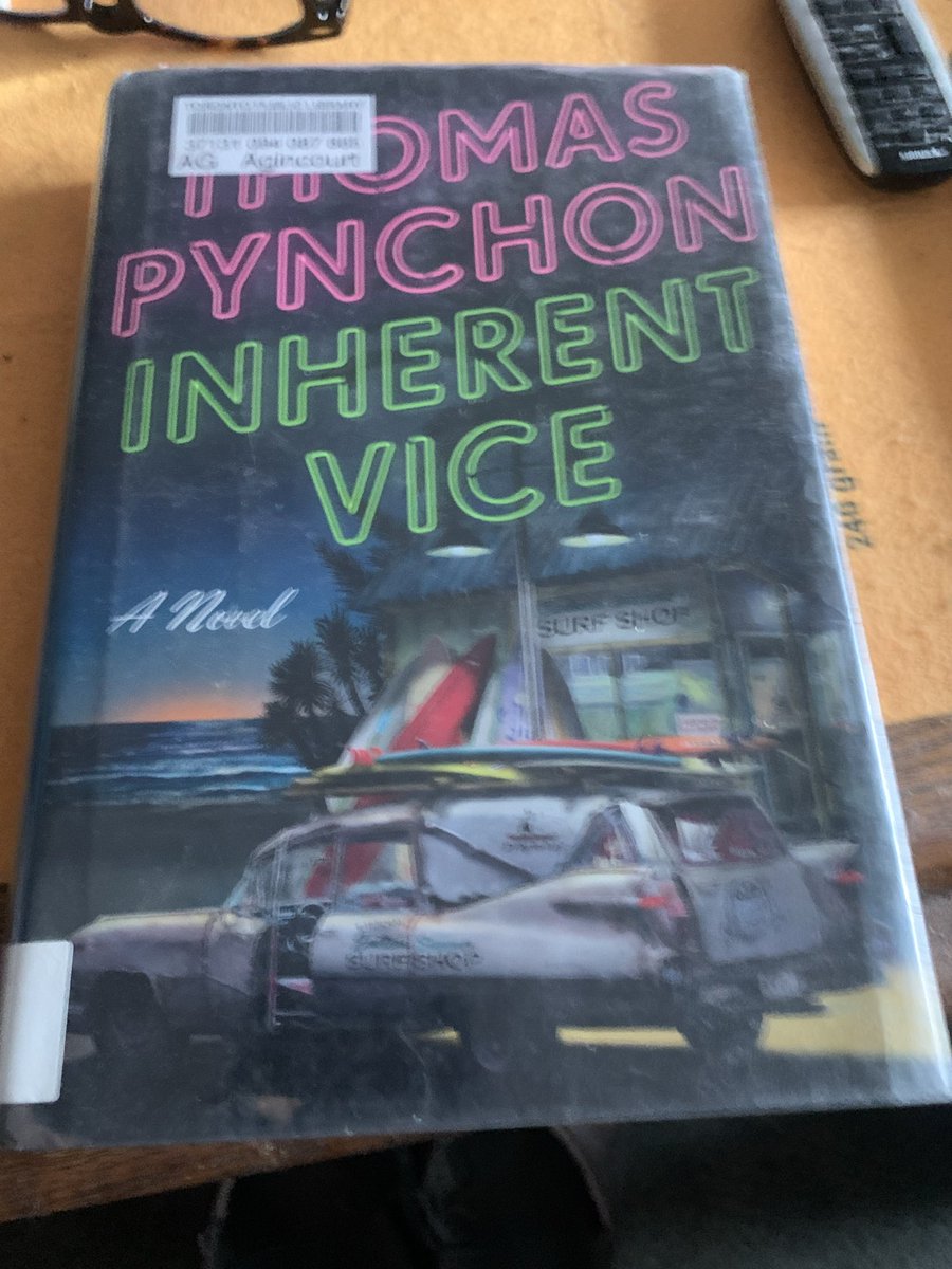 jack29's tweet photo. @adrianmckinty Just reading ‘Inherent Vice’ right now https://t.co/Q2DEbl3LTa