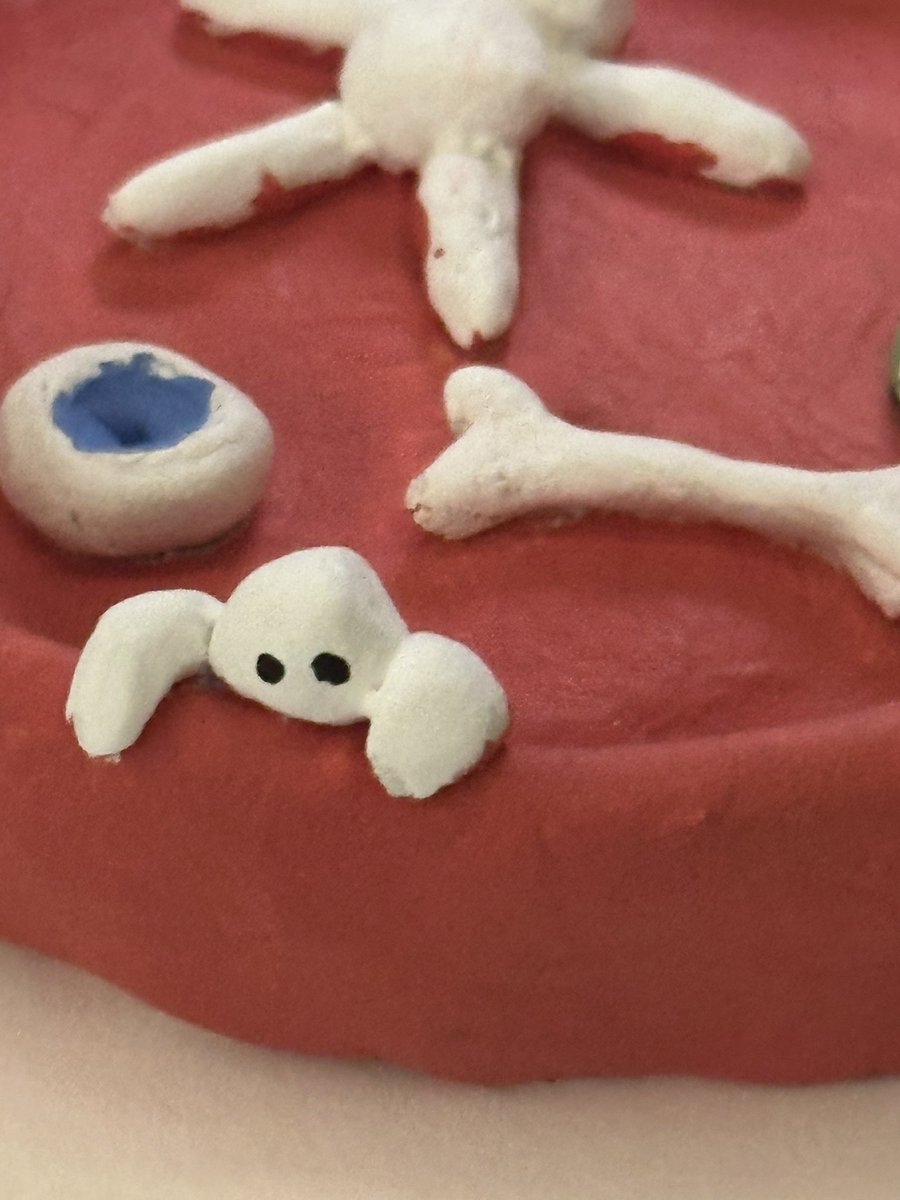 httydrawstuff's tweet photo. little humans🎾🦴 | clay ashtray #art https://t.co/6CPrFPRTLx