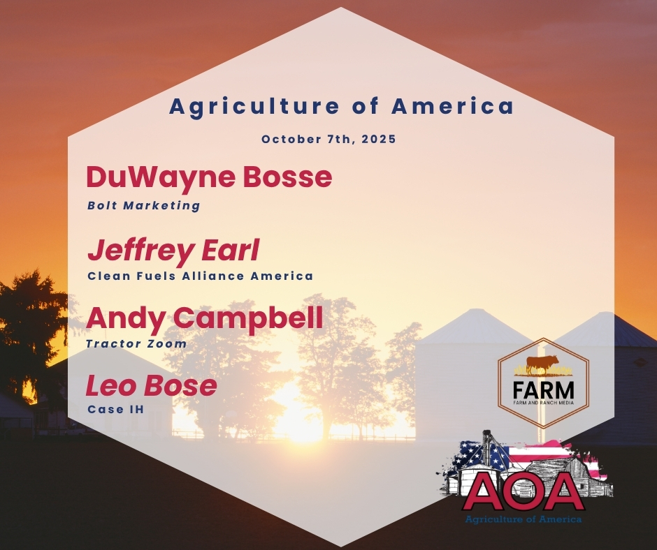 AoA_TalkShow's tweet photo. Today, we talk markets with DuWayne Bosse from @boltmarketing1 followed by @jeffreykearl with @CleanFuelsAA. Then, it's another @TractorZoom Tuesday update with @CoachACampbell followed by a look at the Farmall M from @Case_IH with Leo Bose.

LISTEN: https://t.co/fk0QRRwRpL https://t.co/d4waCxqkBR