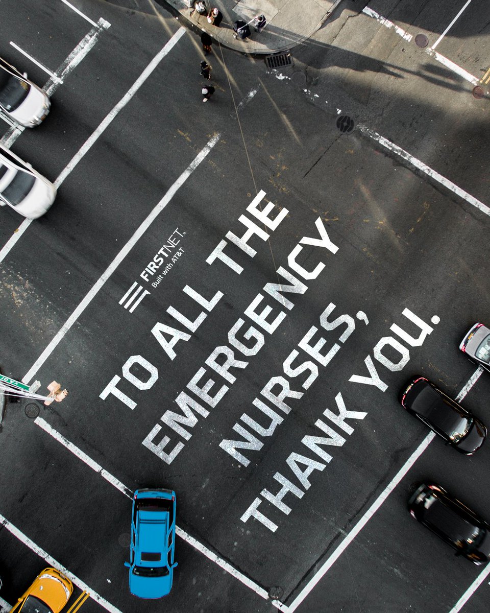 FirstNet's tweet image. A massive thank you to all of the emergency nurses across the country in the communities we serve. You are the calm in the storm. We see you and appreciate the sacrifices you make every day. 🫡 🩵 #EmergencyNursesWeek 🚑