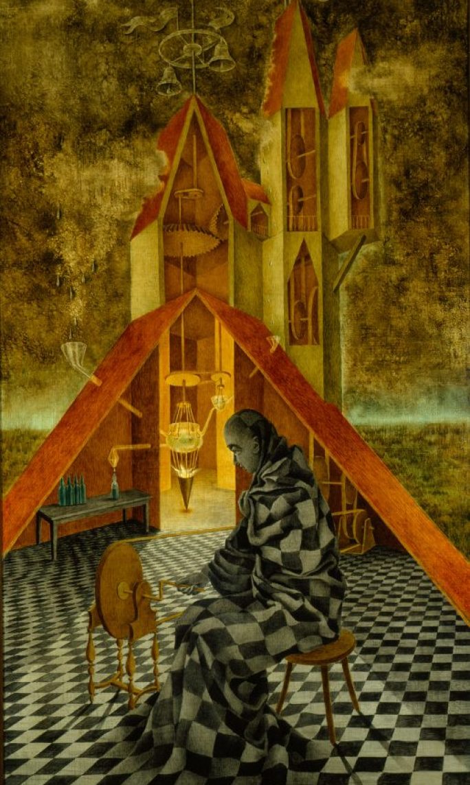 victoriamolcc's tweet photo. Remedios Varo fue una artista española (nacida en Girona), aunque pasó parte de su vida y desarrolló su arte en México.

Su obra, de estilo surrealista, destila introspección e intimidad en cada uno de sus cuadros. La alquimia, la ciencia y lo mágico se entrelazan en su obra. https://t.co/R1dR3UJ47D