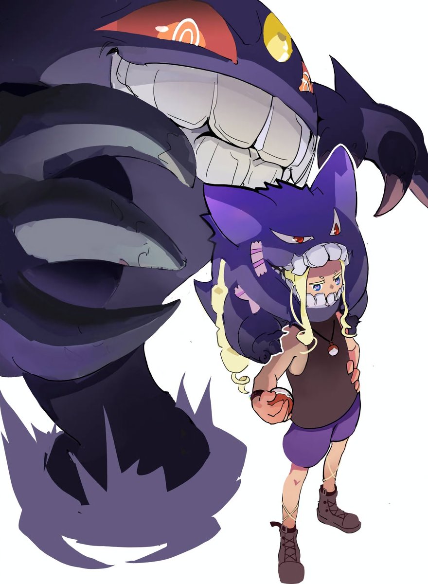 /ᐠ｡ꞈ｡ᐟ\ — Since Beako uses yin magic, I couldn’t help but think of Gengar lol