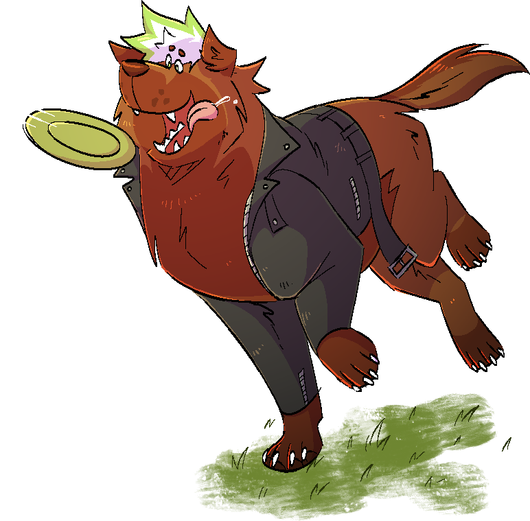 Awesome frisbee commissions by <a href="/RigelOhrionis/">larry 💫</a> 
Thank youo so much!