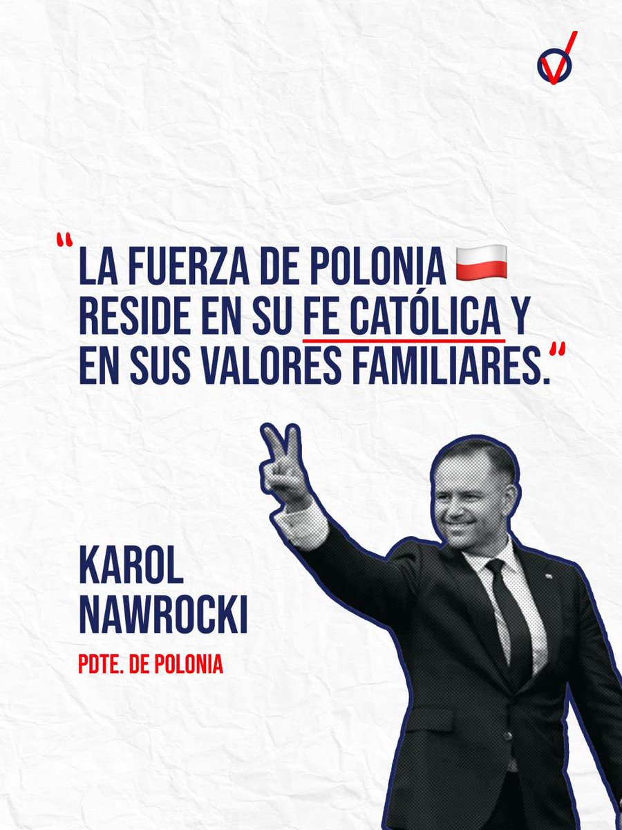 El recién electo presidente de Polonia la tiene clara. 🇵🇱 🇵🇱