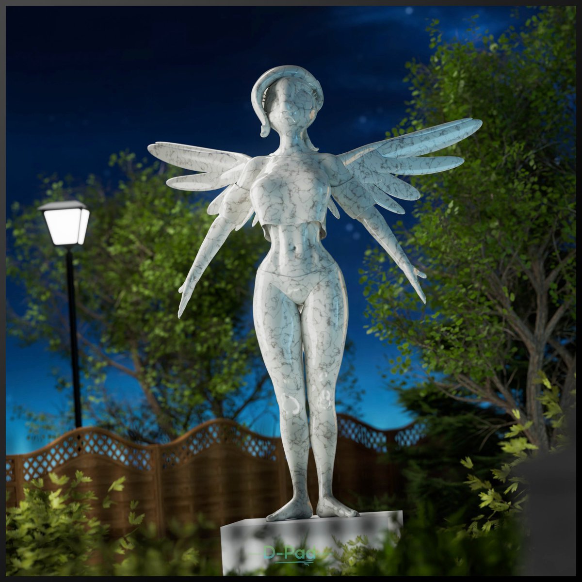 💚 Solid Green 🤍  

There is another cute quick thing made of Green   

- Statue art always inspired from the <a href="/SteamyArt/">SteamyArt</a> 

(M: Feb 18th 2025)