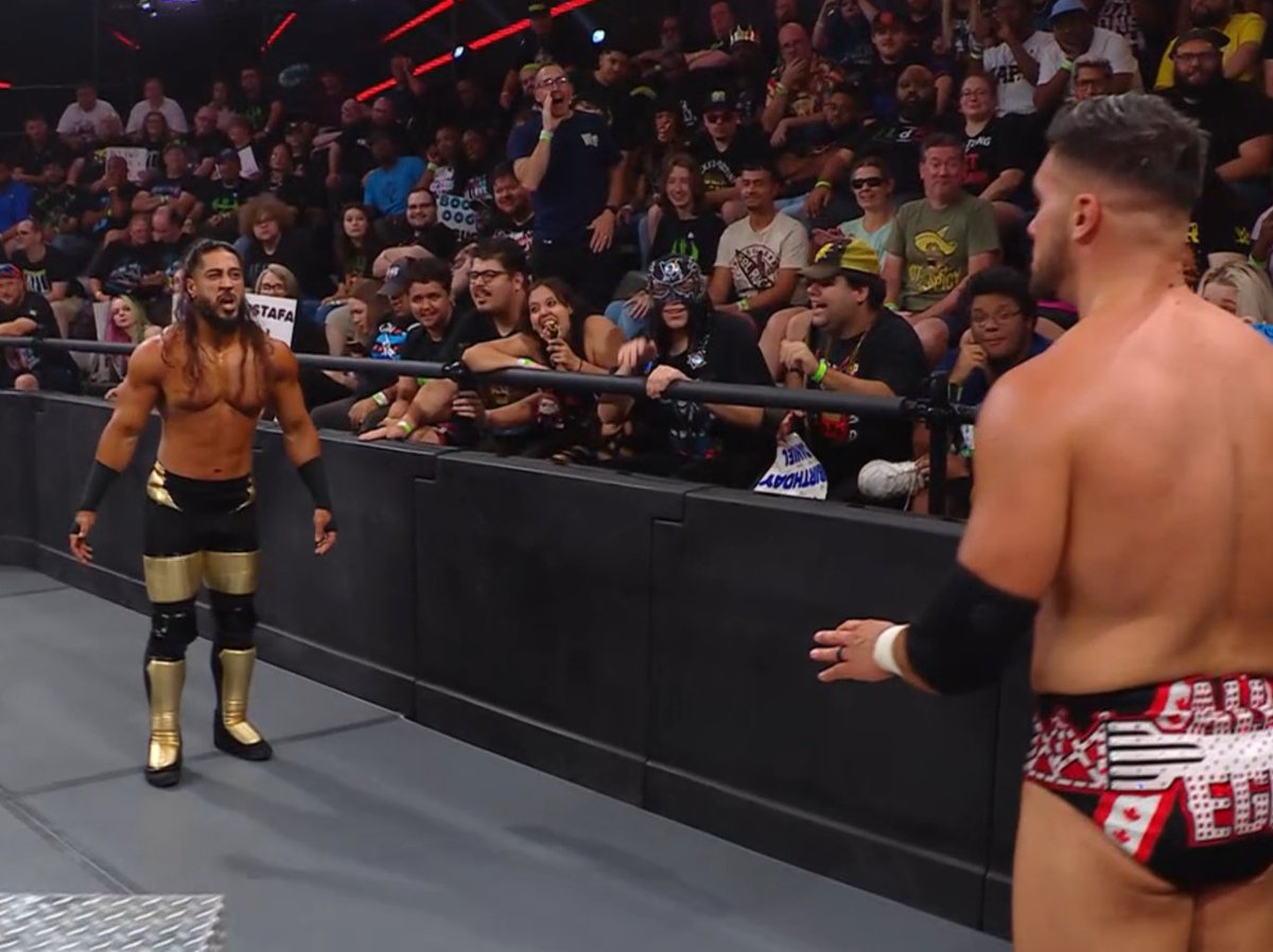 SKWrestling_'s tweet image. Ethan Page wanted to walk out but Ali isn't letting that happen 😁
#NXTShowdown
sportskeeda.com/live/wwe-nxt-v…