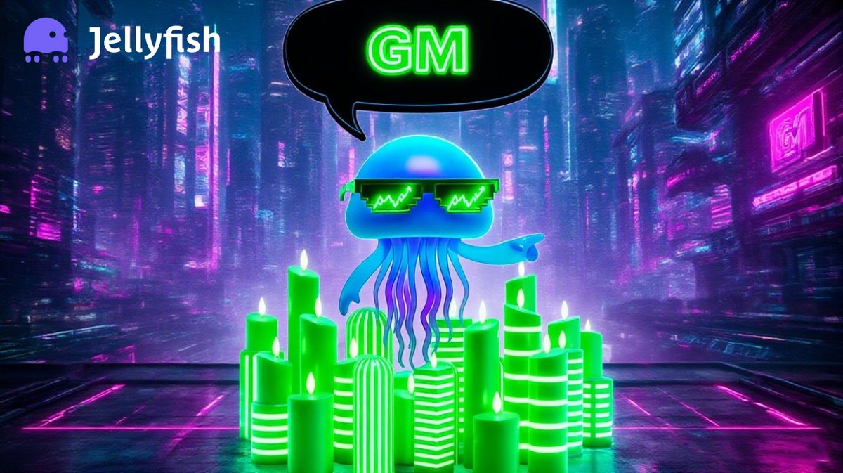 JellyFish_Web3's tweet photo. GM，Jellyfish are with you💥🔥💜
#Jellyfish https://t.co/Q7sr4ZKZB0
